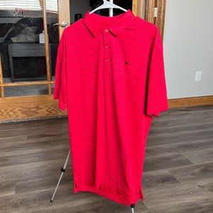 Red Callaway Golf Polo Large